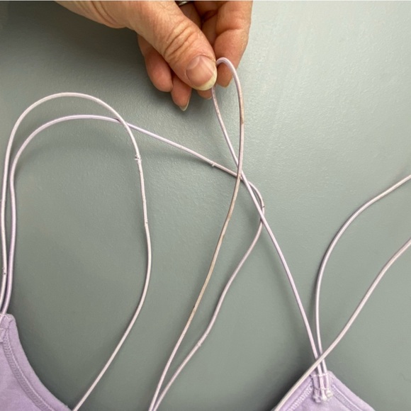 True by Rue 21 Lilac Purple Stretch Lace Bralette Spaghetti Straps - Picture 11 of 12